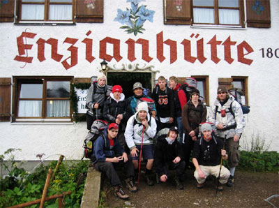 Foto "Alpenwanderung bei Oberstdorf, Gruppenbild"