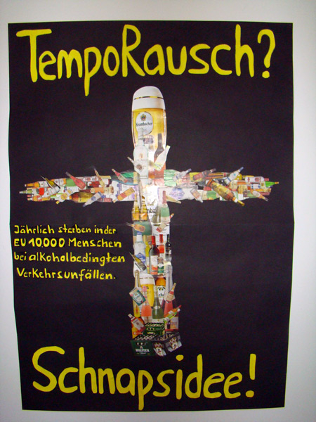 Suchthilfetag - Plakat Schnapsidee